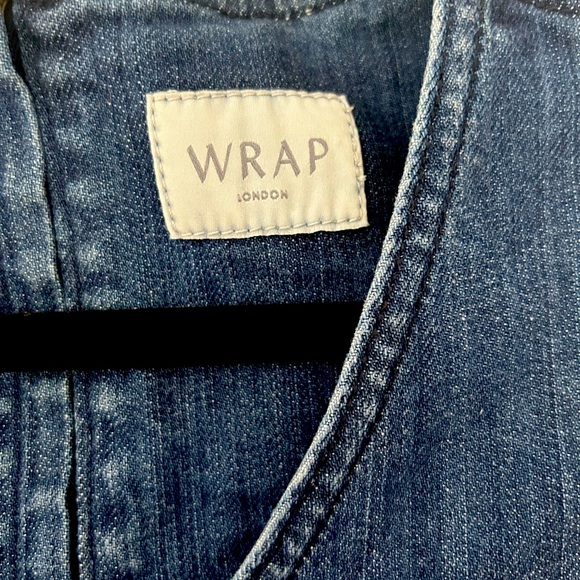 WRAP London Denim Pocket Dress - Picture 4 of 5